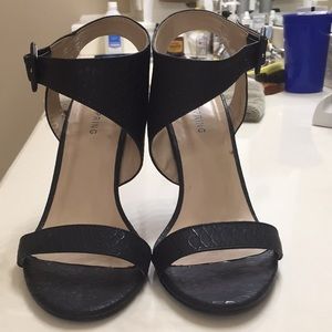 Call it Spring black sandals